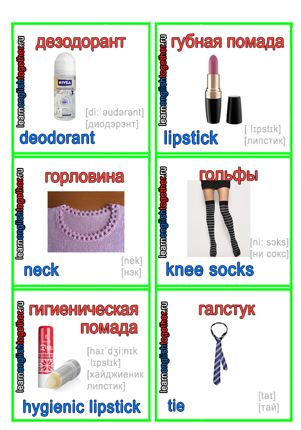 английский словарь в картинках